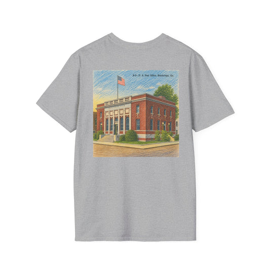 Old Post Office Building T‑Shirt — Retro Travel Souvenir Tee