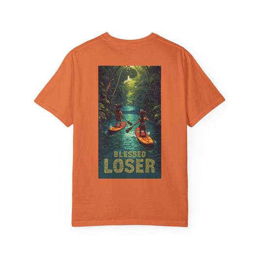 Blessed Loser T-Shirt — Vintage Kayak Adventure Graphic Tee