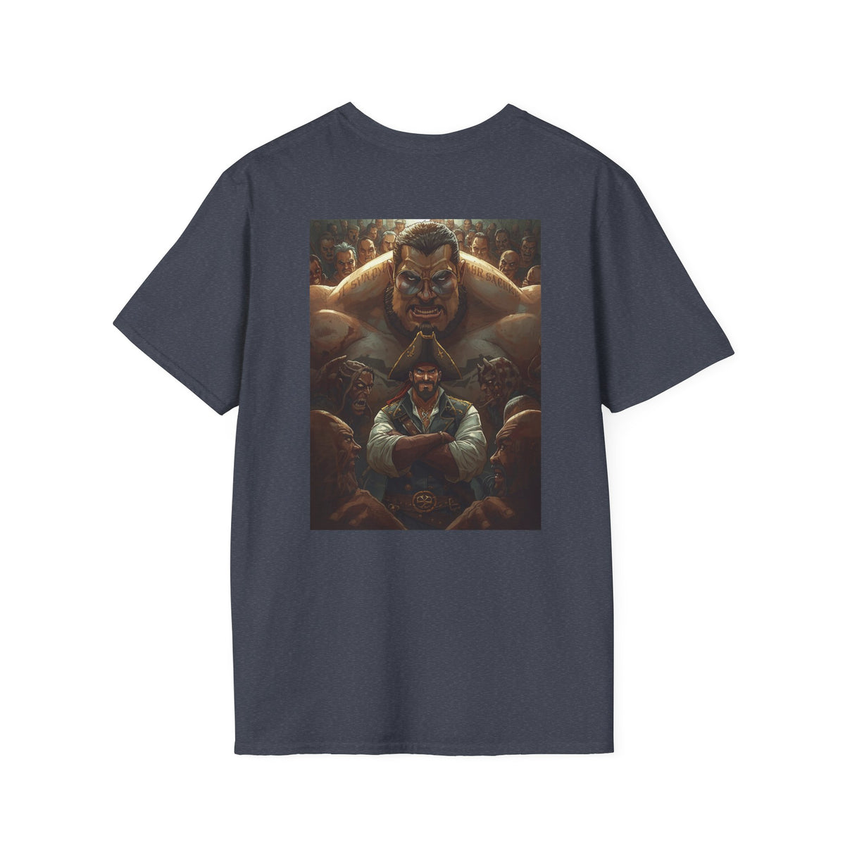 Blessed Loser Graphic Unisex T-Shirt, little bro featuring a vibrant graphic design on a dark background.