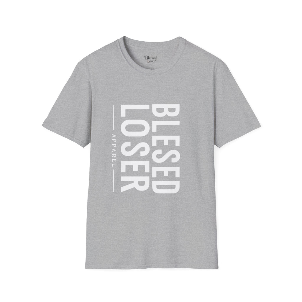 Blessed Loser T-Shirt | Vertical Bold Text Graphic Tee