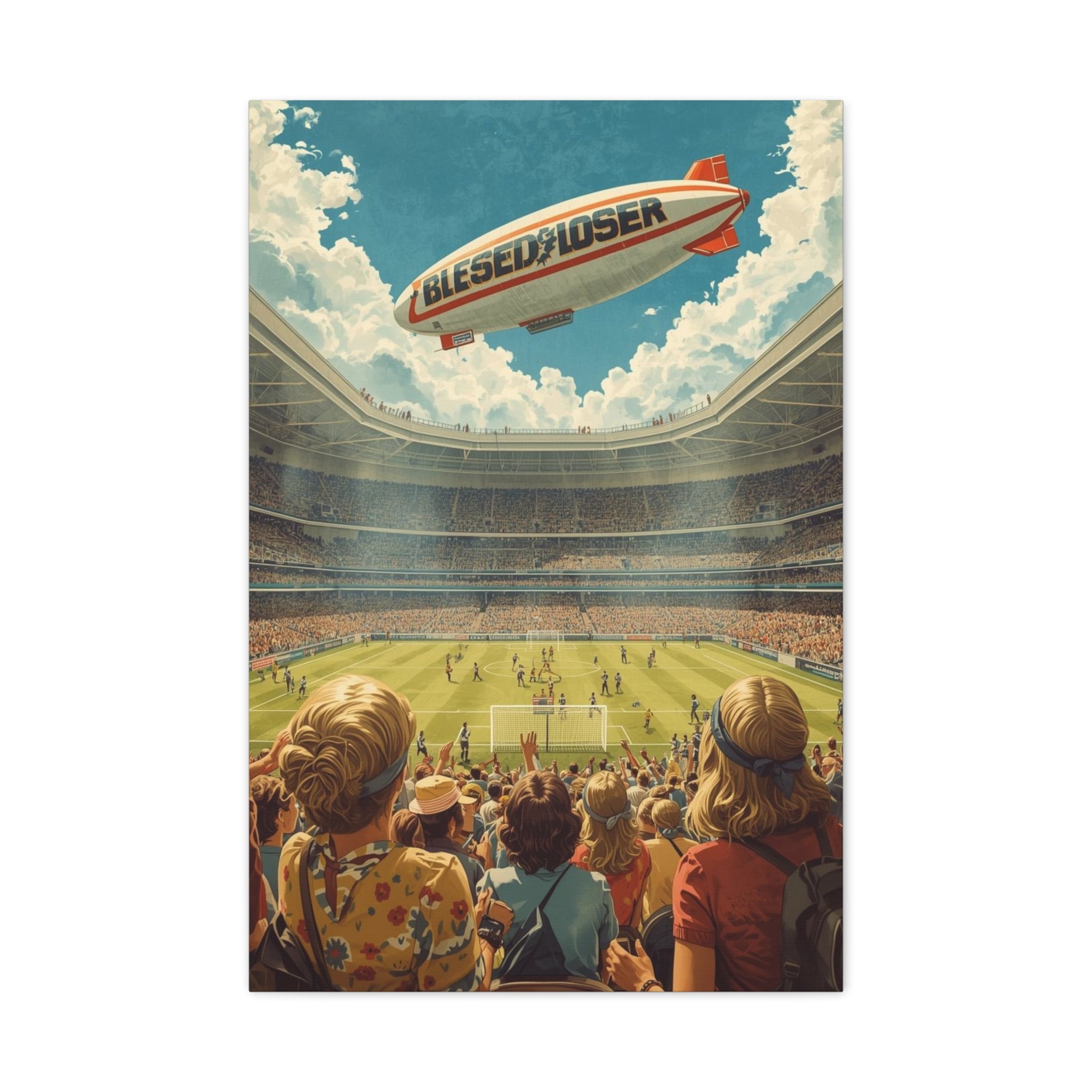 Blessed Loser Sport Art Canvas