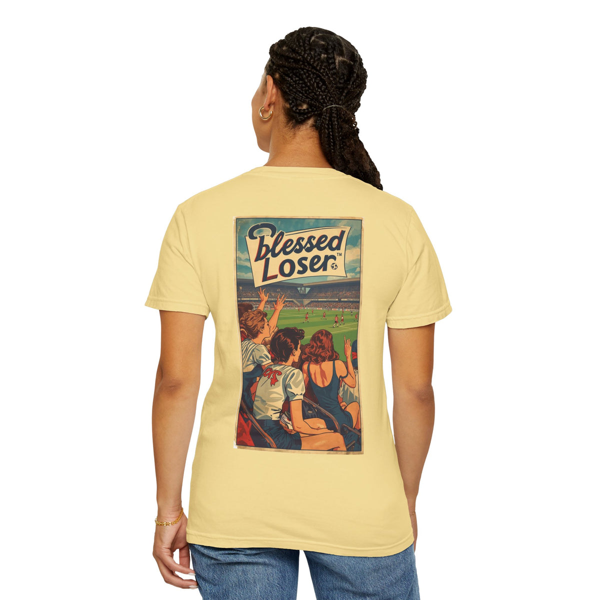 Blessed Loser Unisex Garment-Dyed T-Shirt | Vintage Style Graphic Tee, Comfort Colors