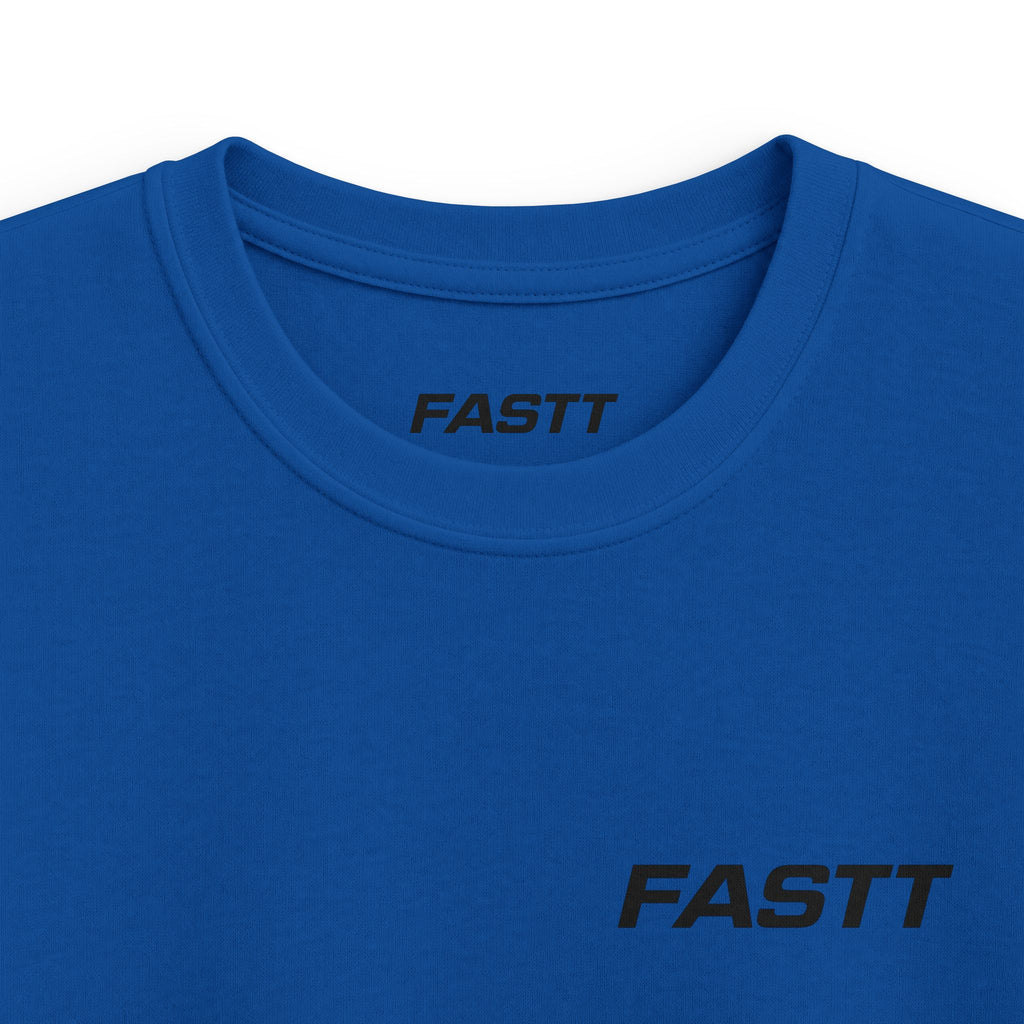 Kids Tee — 'FASTT' Soccer Ball with Crown Graphic Youth футболка