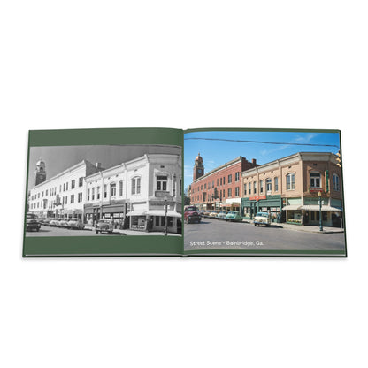 Decatur County Courthouse vintage Photo Book Hardcover | Historic Willis Park, Early 1900s