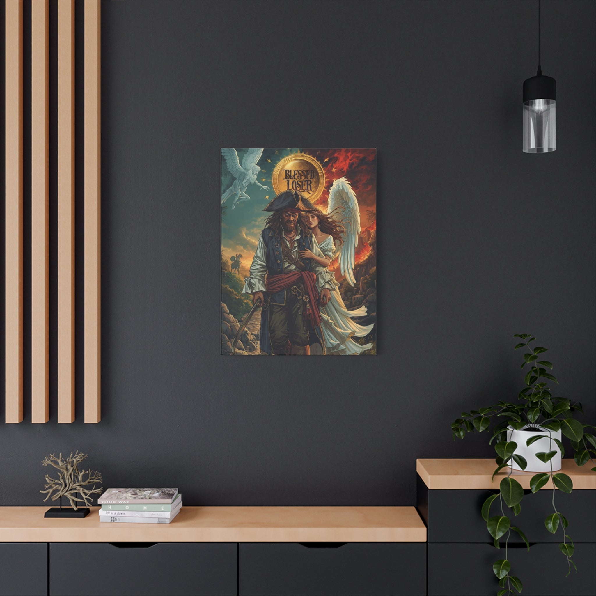 Blessed loser Canvas Print,  Blessed Loser Concept