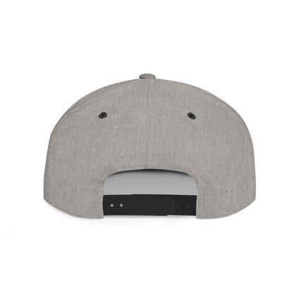 Snapback Hat — "Blessed Loser" Crown Embroidered Flat Bill Cap
