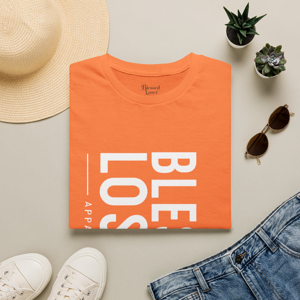 Blessed Loser T-Shirt | Vertical Bold Text Graphic Tee