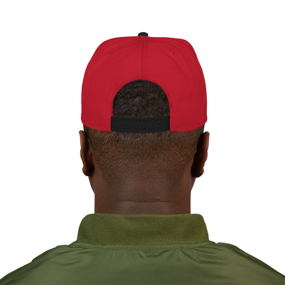 Embroidered Crown Snapback Hat — 'Crown x Crown' Streetwear Cap