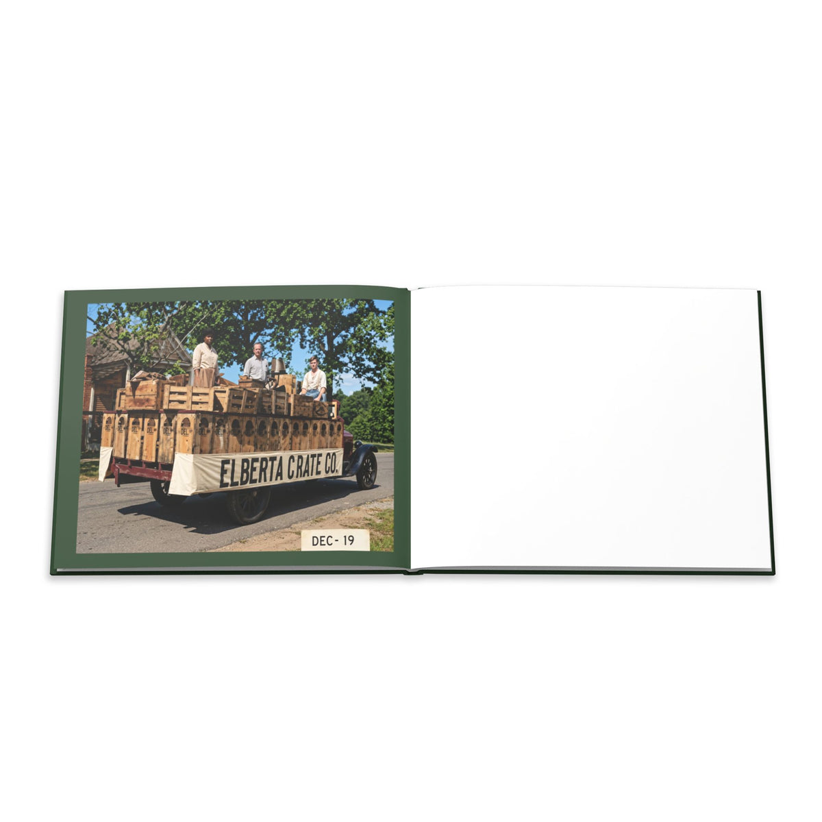Decatur County Courthouse vintage Photo Book Hardcover | Historic Willis Park, Early 1900s