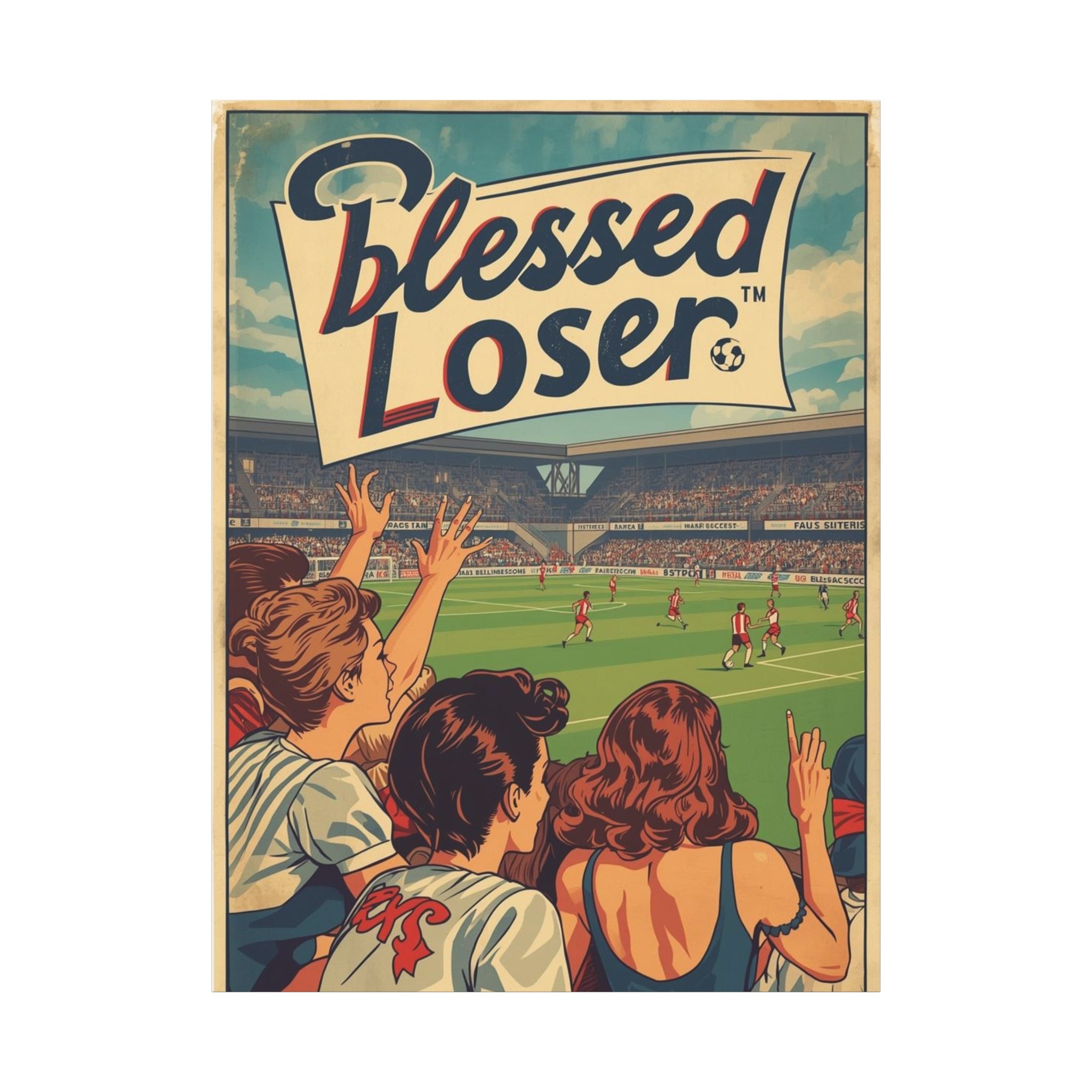 Blessed Loser Wall Art Canvas