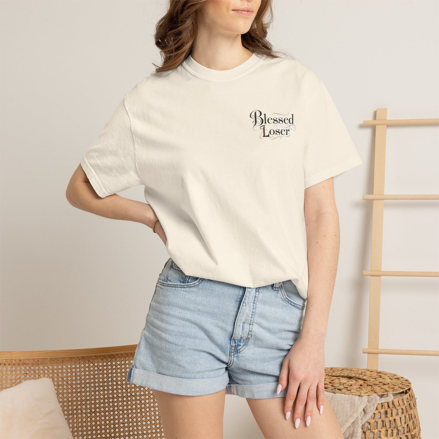 Chase Your Dreams Tee — 'Blessed Loser' Vintage Stadium Graphic T-Shirt