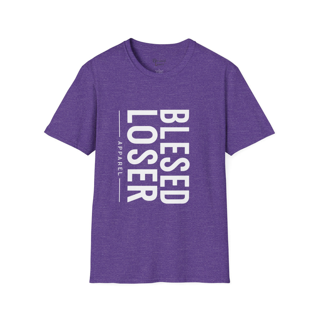 Blessed Loser T-Shirt | Vertical Bold Text Graphic Tee