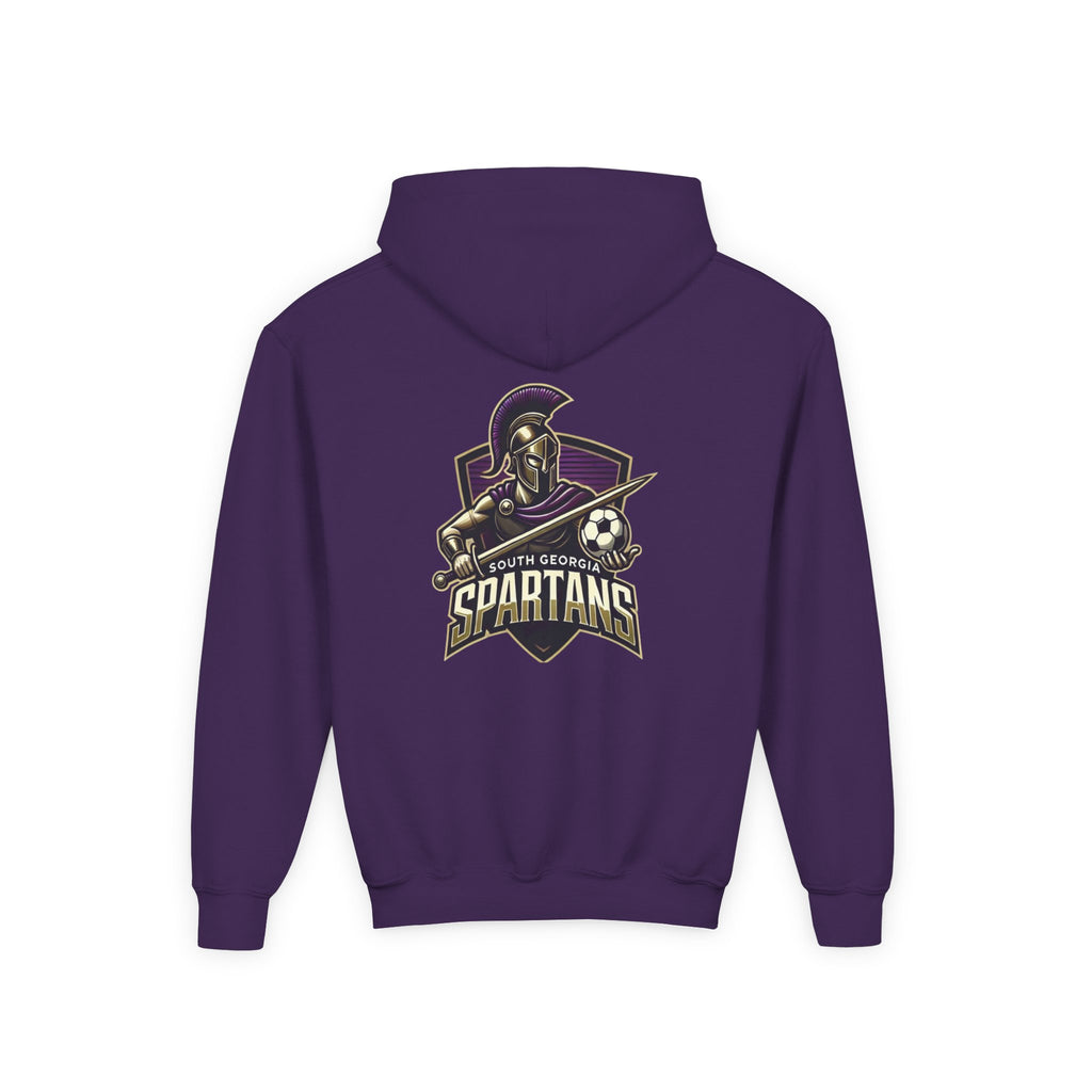 Spartans Youth Hoodie — South Georgia Spartans Soccer Team Logo