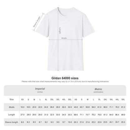 Soccer Dad T-Shirt — Retro Soccer Dad Tee, Father’s Day Gift size chart with measurements in inches and centimeters.