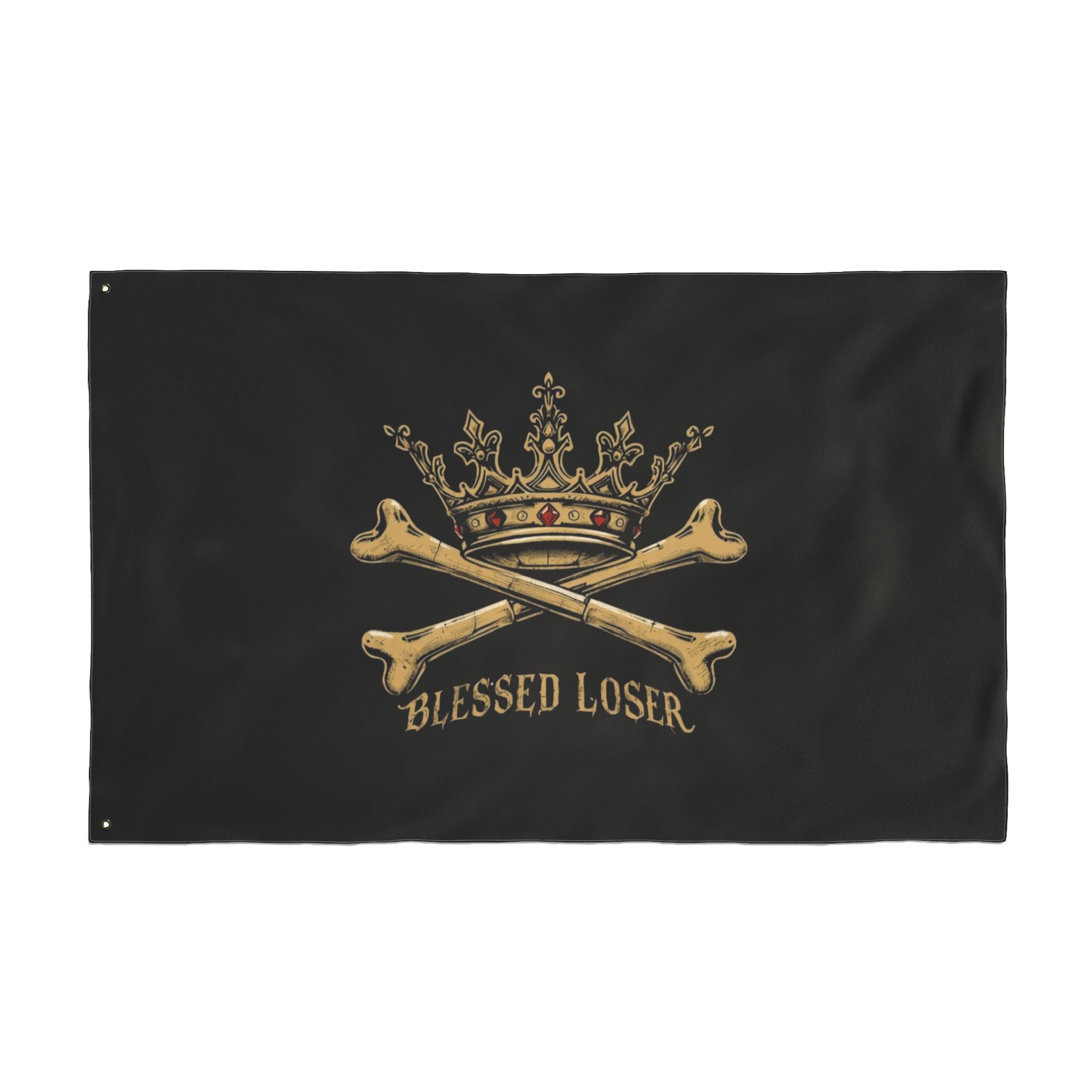 Double-Sided Blessed loser pirate flag
