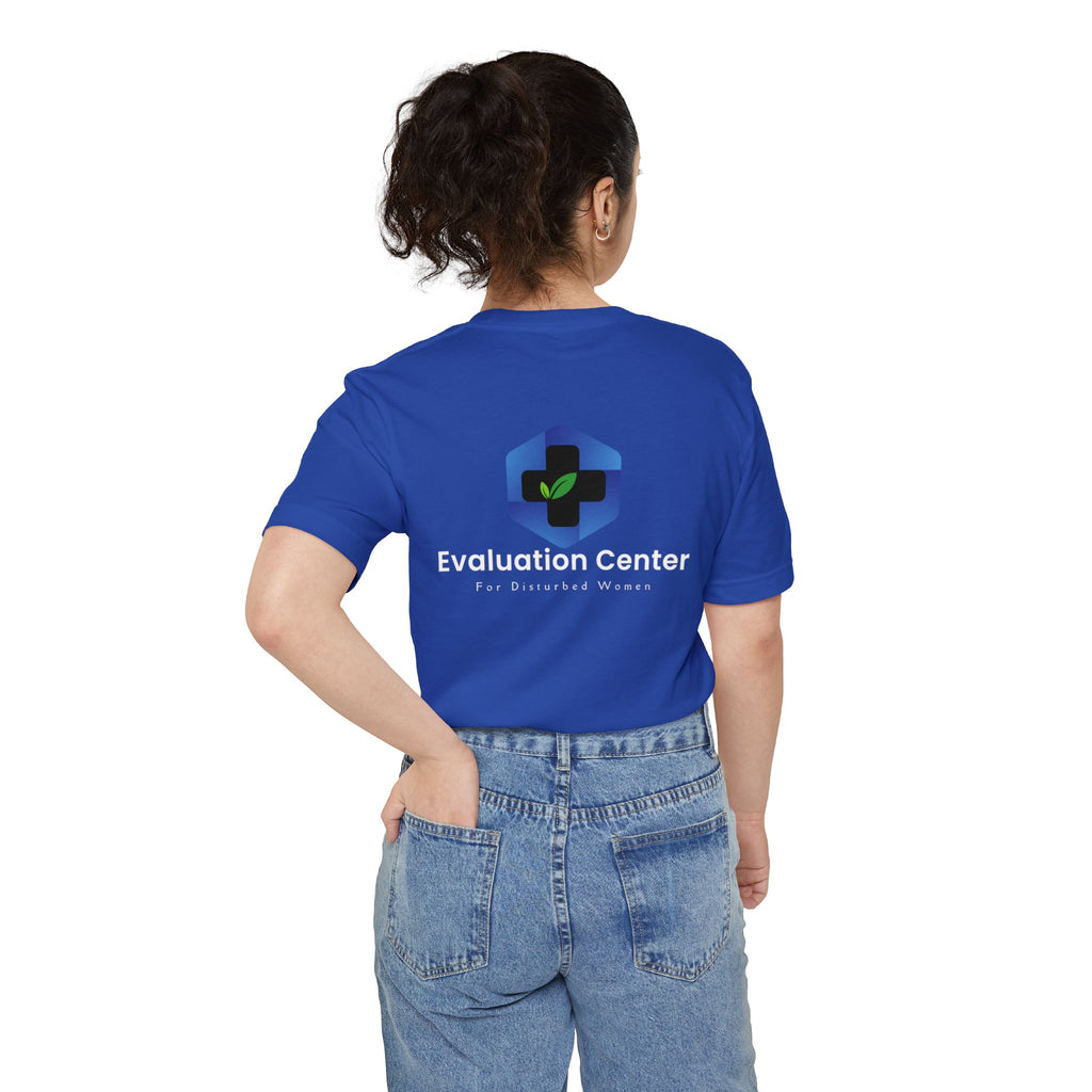 Evaluation Center Pocket T-Shirt — Medical Clinic Logo Tee