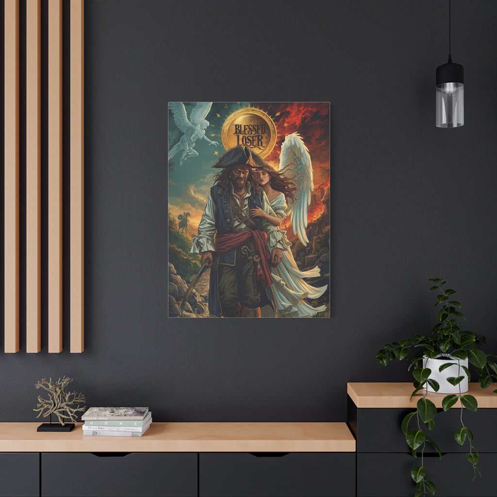 Blessed loser Canvas Print,  Blessed Loser Concept