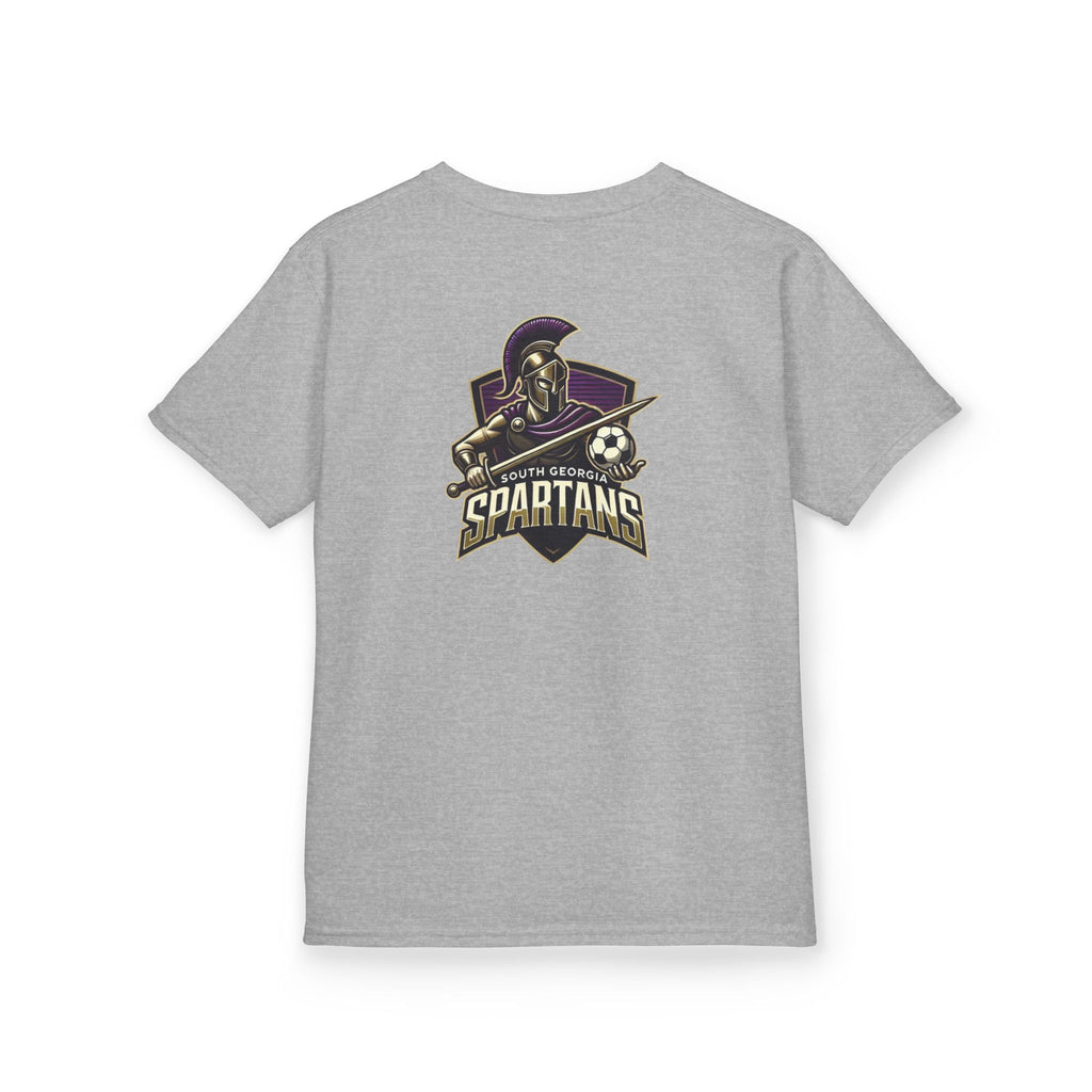 Spartans Kids Heavy Cotton Tee - Perfect for Young Sports Enthusiasts