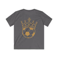 Kids Tee — 'FASTT' Soccer Ball with Crown Graphic Youth футболка