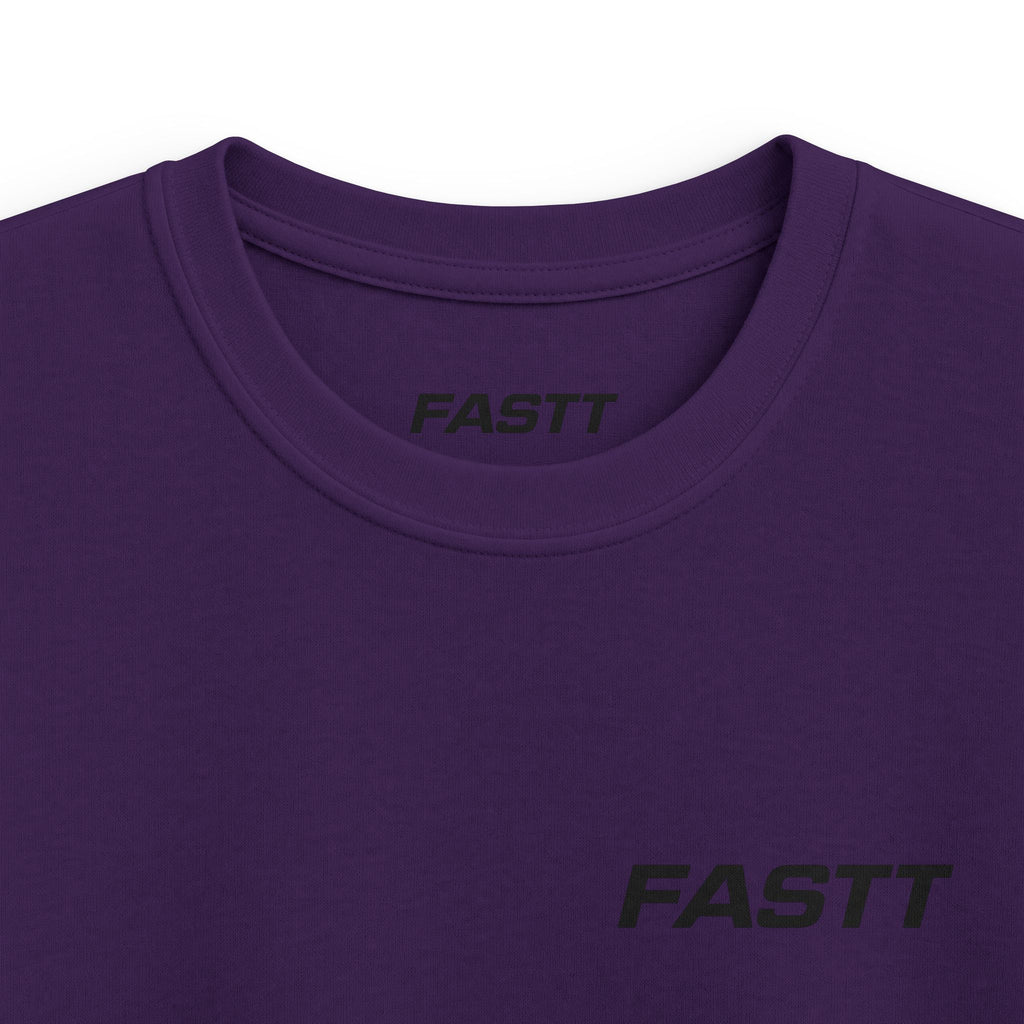 Kids Tee — 'FASTT' Soccer Ball with Crown Graphic Youth футболка