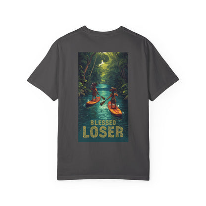 Blessed Loser T-Shirt — Vintage Kayak Adventure Graphic Tee