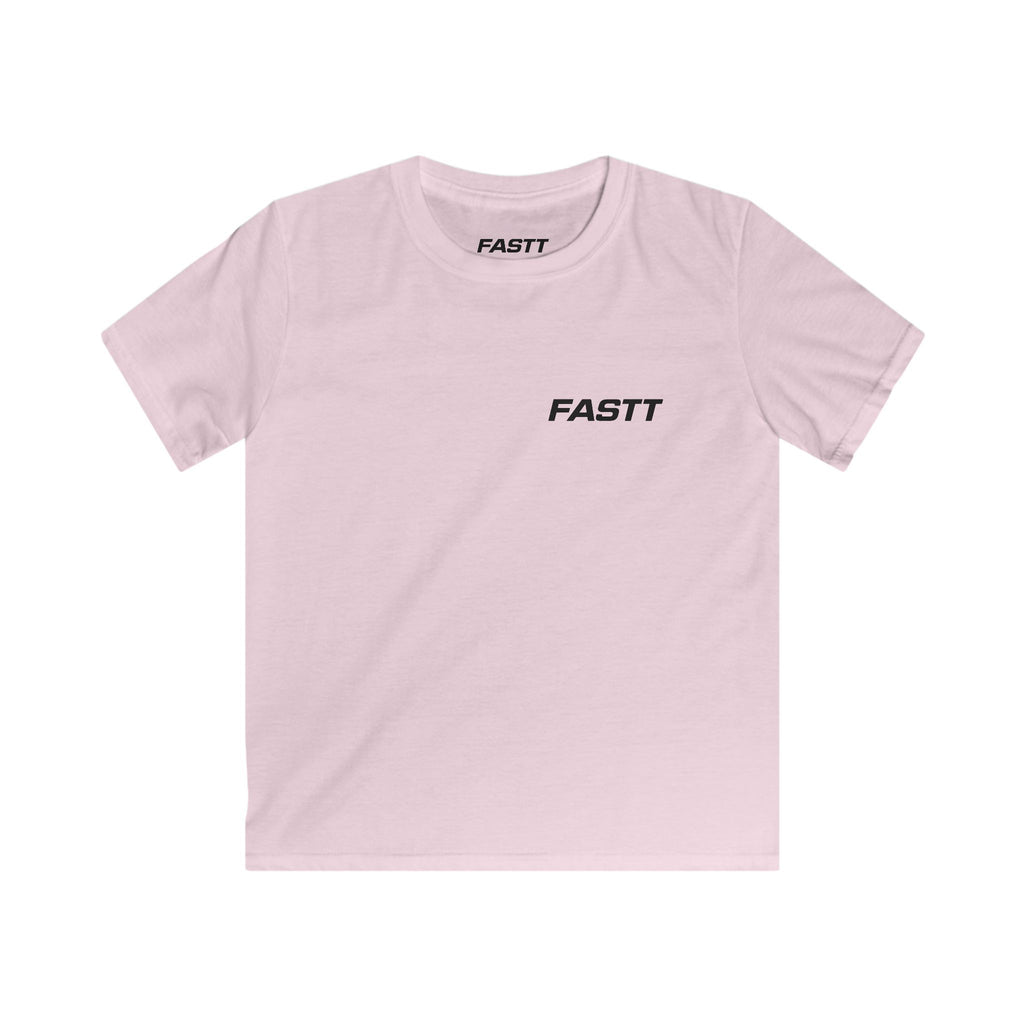Kids Tee — 'FASTT' Soccer Ball with Crown Graphic Youth футболка