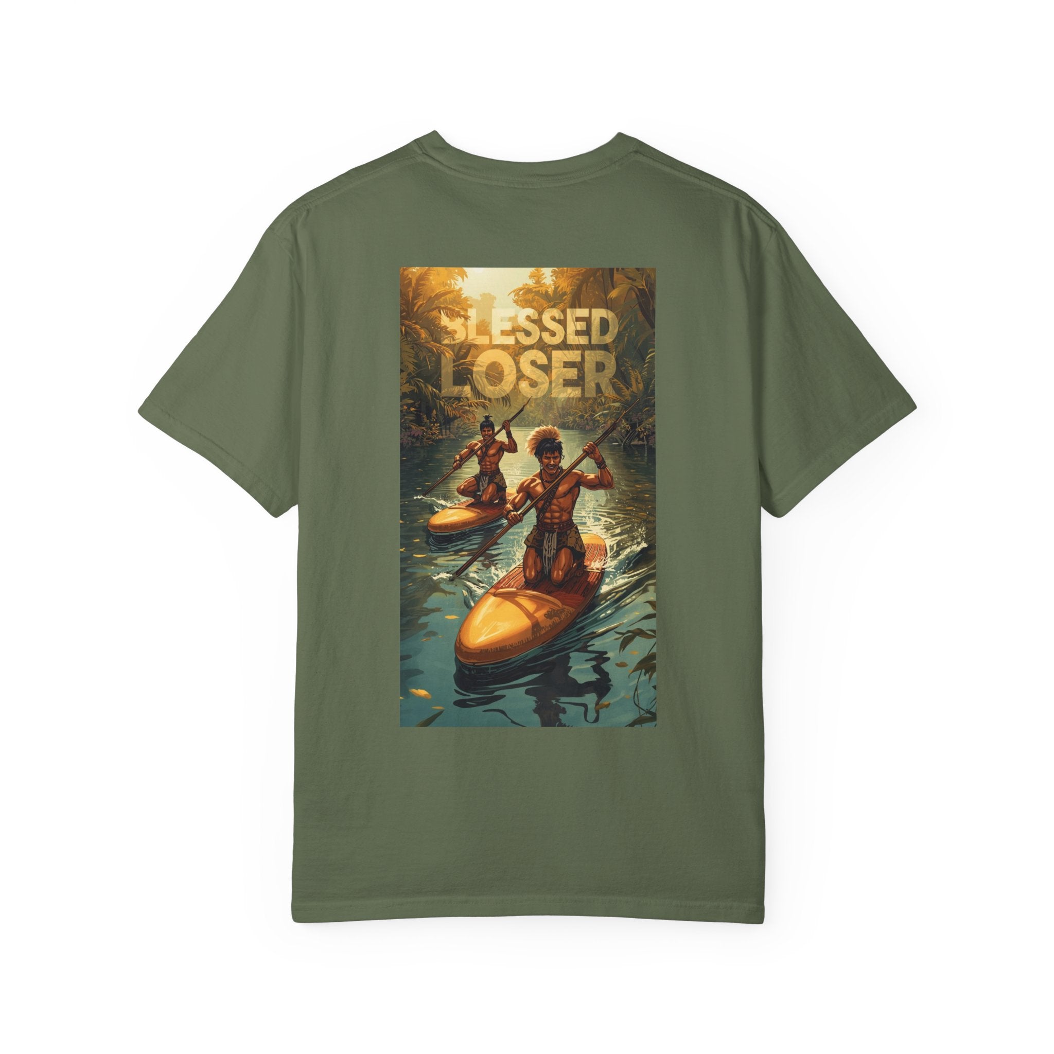 Blessed Loser Unisex Garment-Dyed T-shirt, River Trip