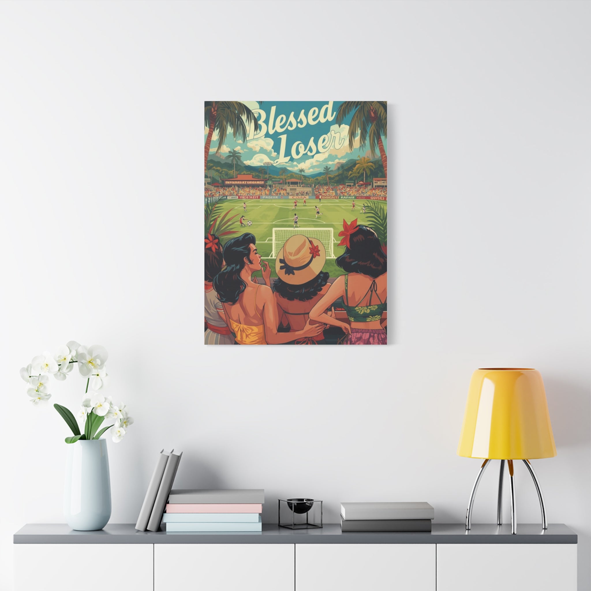 Blessed Loser Canvas Wall Art