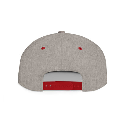 Snapback Hat — "Blessed Loser" Crown Embroidered Flat Bill Cap