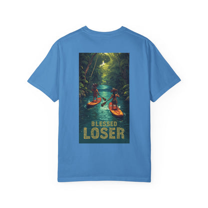 Blessed Loser T-Shirt — Vintage Kayak Adventure Graphic Tee