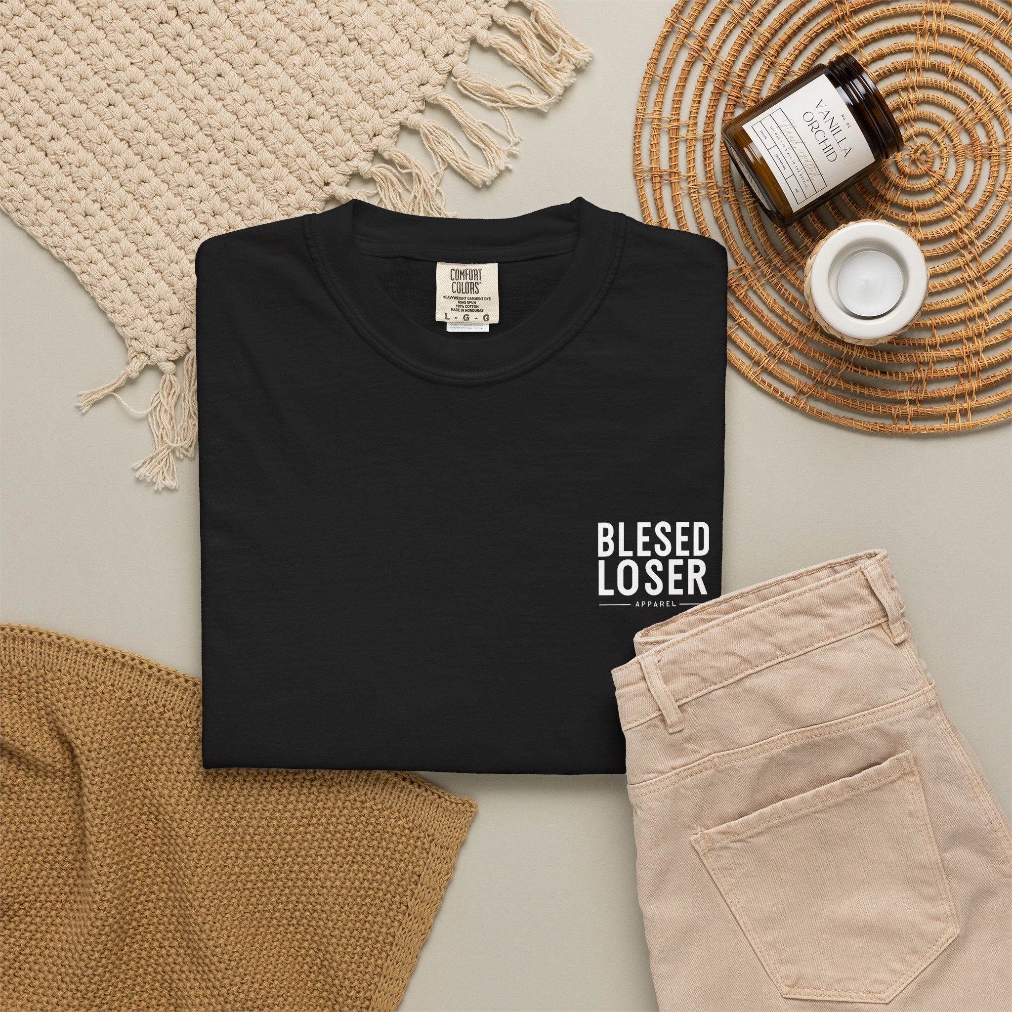 Blessed Loser T-Shirt — Vintage Samurai Triangle Back Print