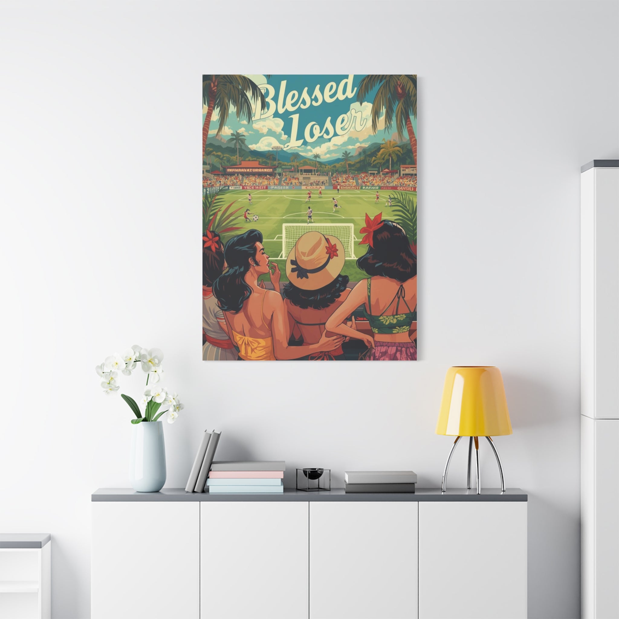 Blessed Loser Canvas Wall Art