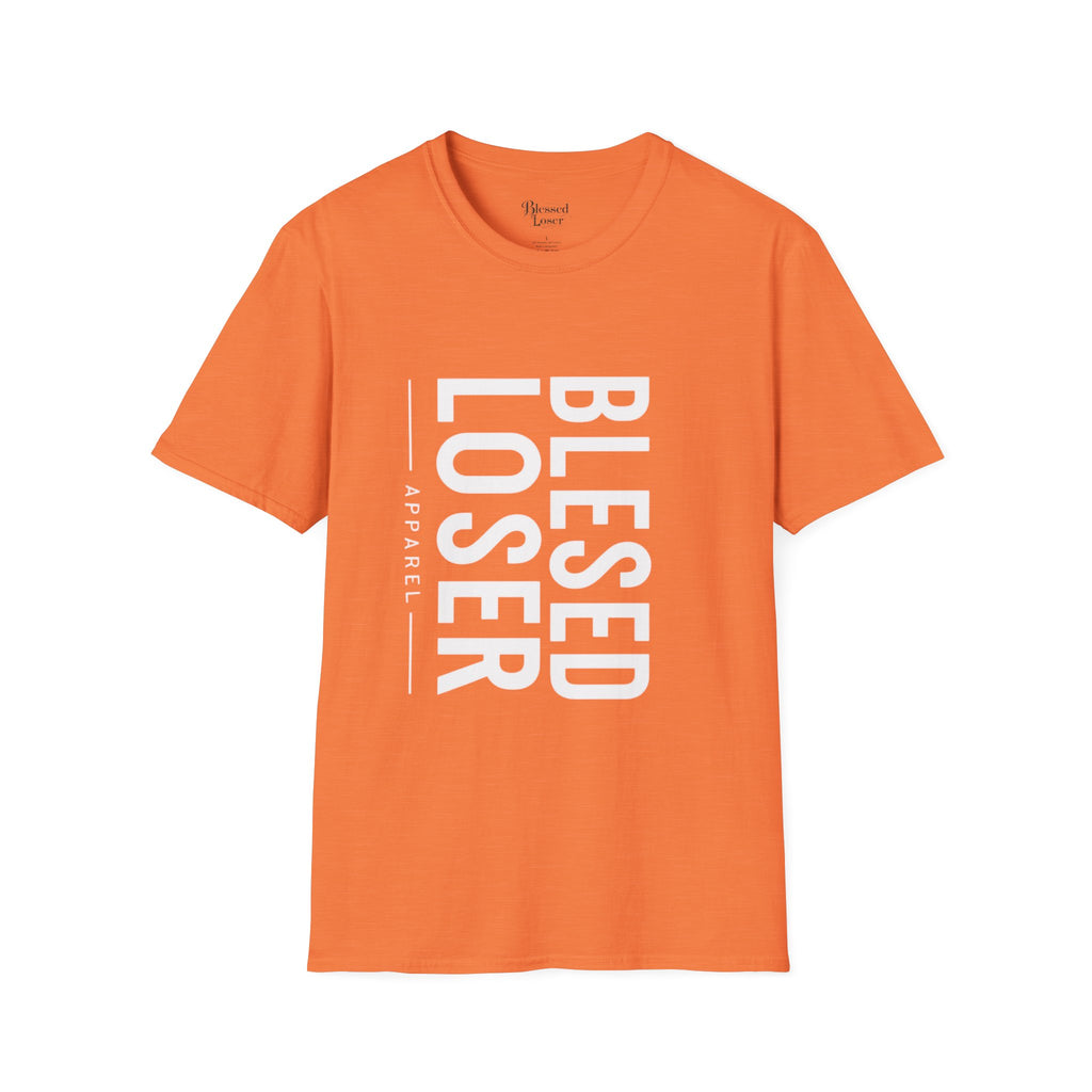 Blessed Loser T-Shirt | Vertical Bold Text Graphic Tee