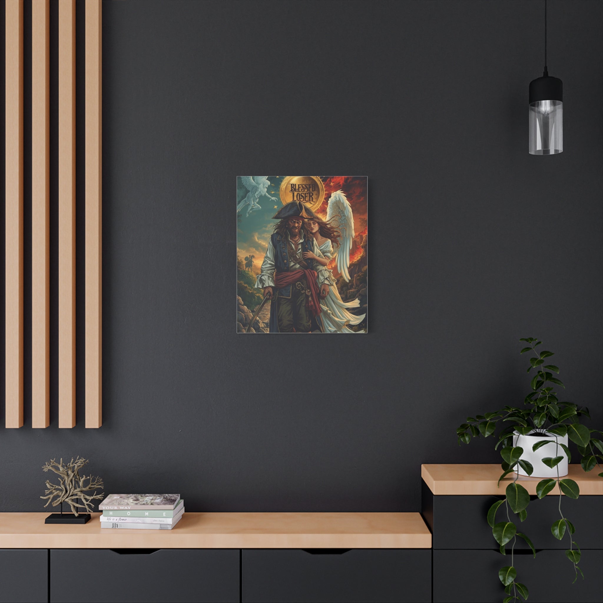 Blessed loser Canvas Print,  Blessed Loser Concept