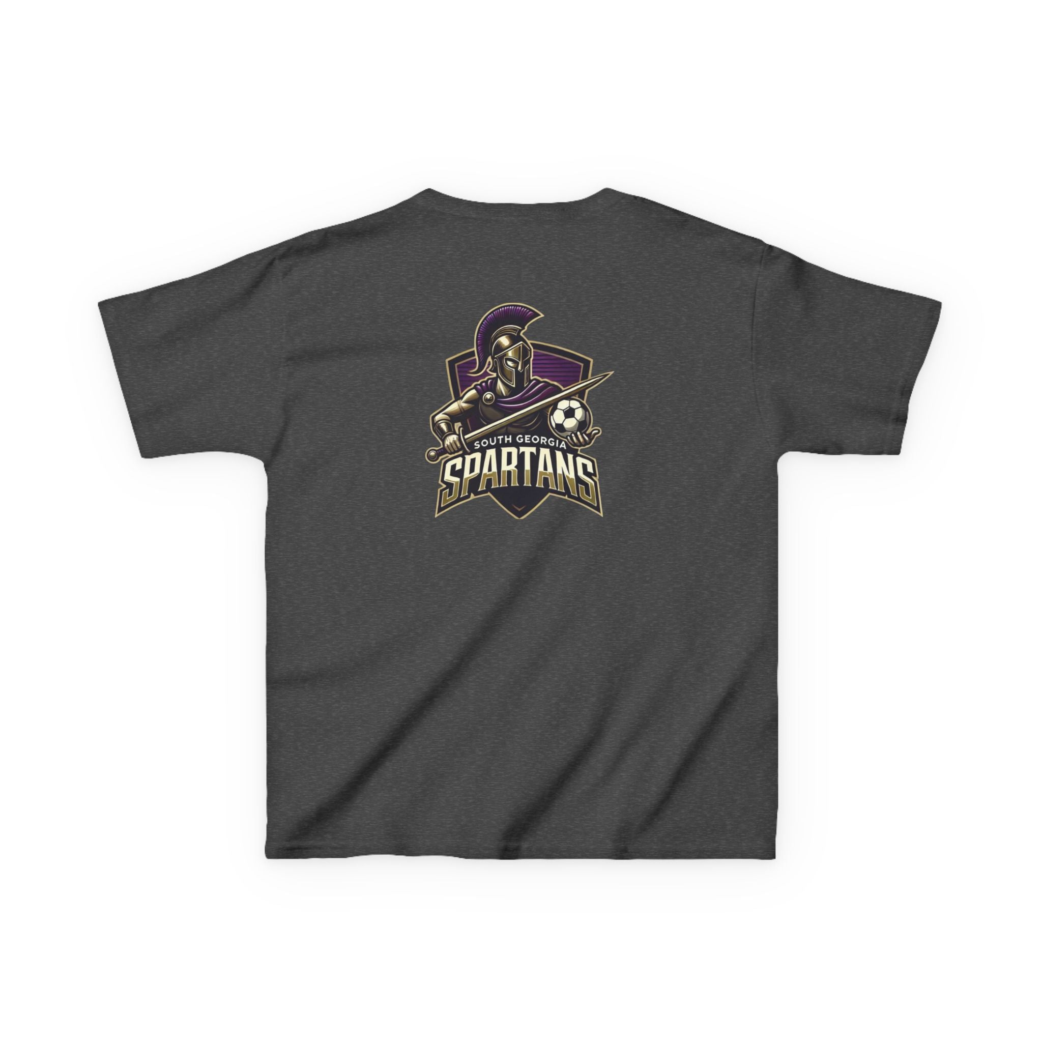 Spartans Kids Heavy Cotton Tee - Perfect for Young Sports Enthusiasts