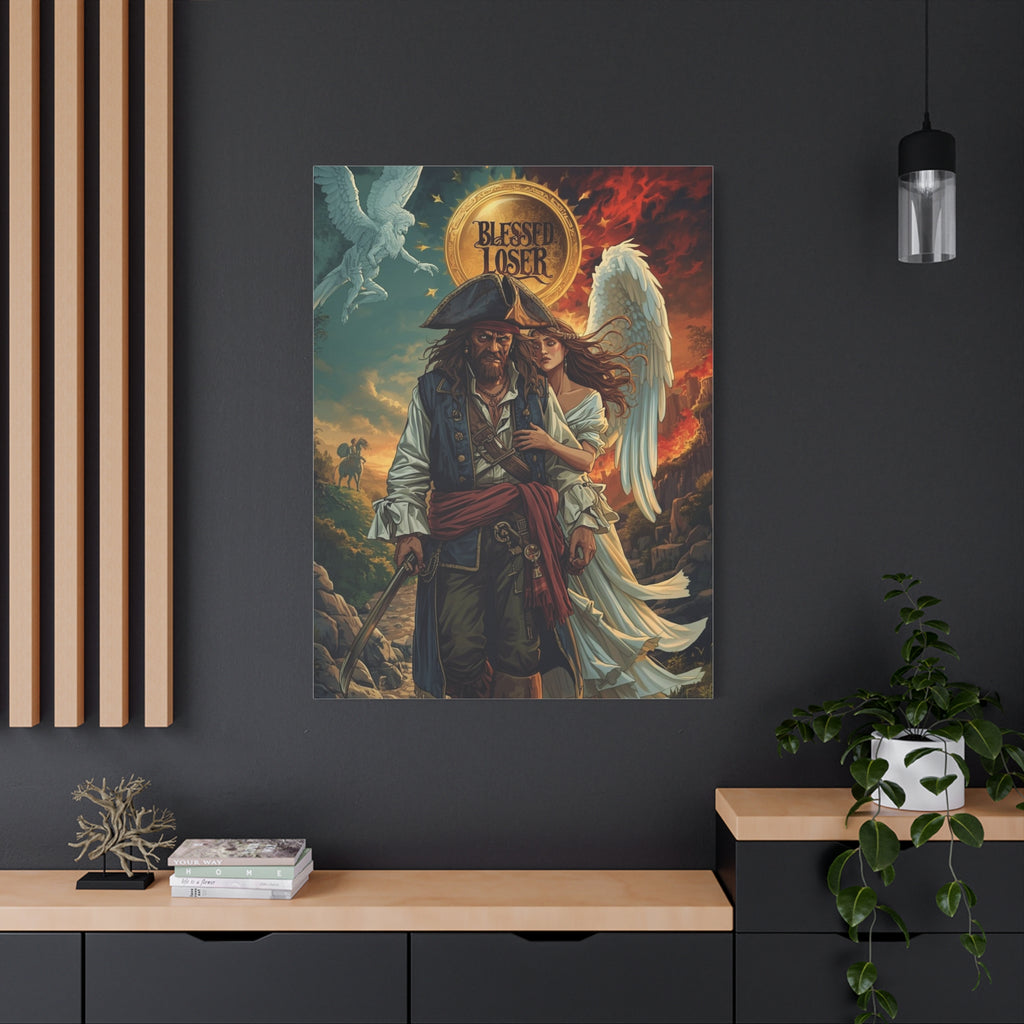 Blessed loser Canvas Print,  Blessed Loser Concept