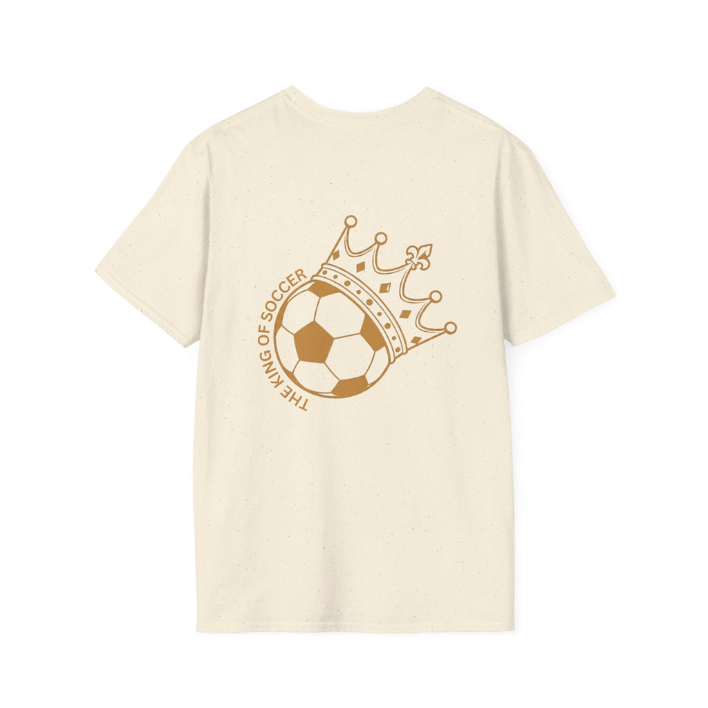 Cute Crowned Cat Pocket Tee — Minimal Embroidered Kitten T-Shirt
