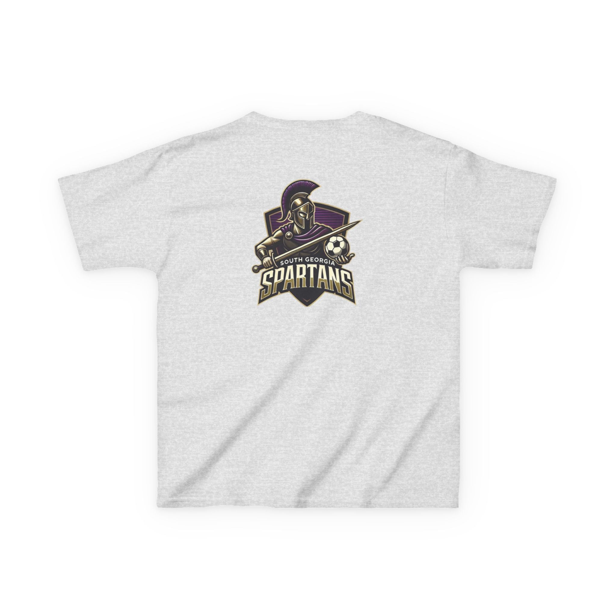Spartans Kids Heavy Cotton Tee - Perfect for Young Sports Enthusiasts