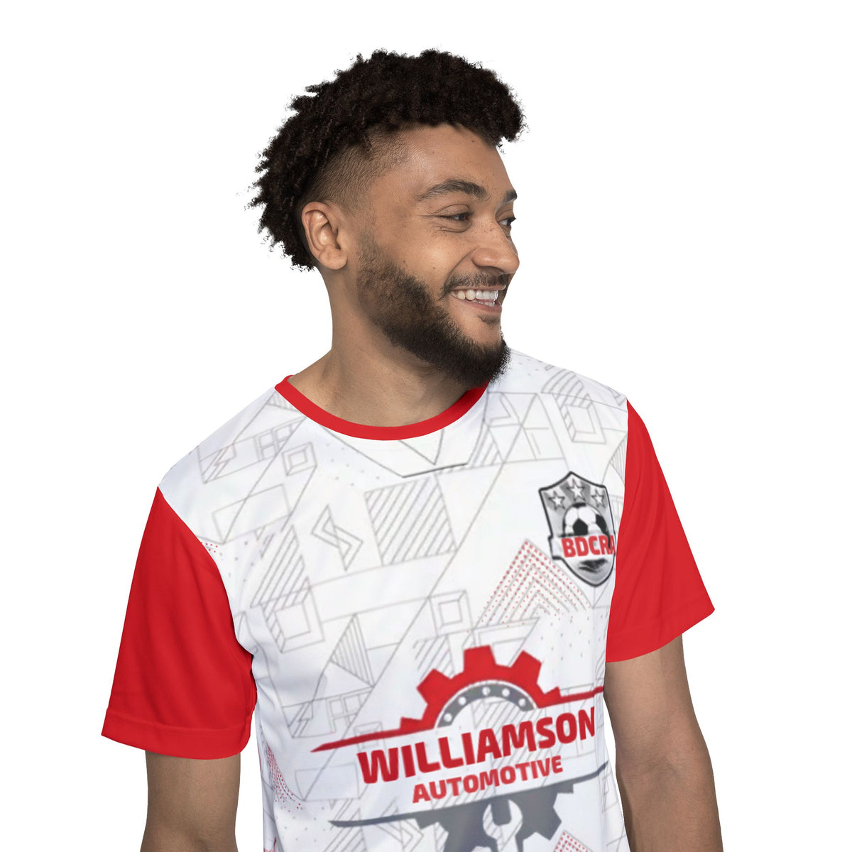 Men's Custom Sports Jersey — Williamson Automotive Soccer King Team Shirt
