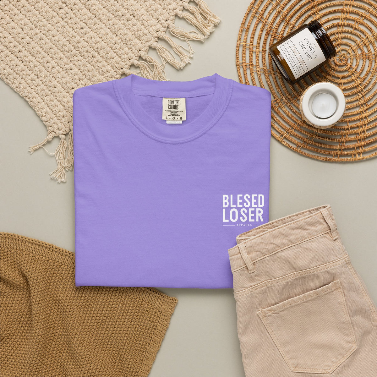 Blessed Loser T-Shirt — Vintage Samurai Triangle Back Print