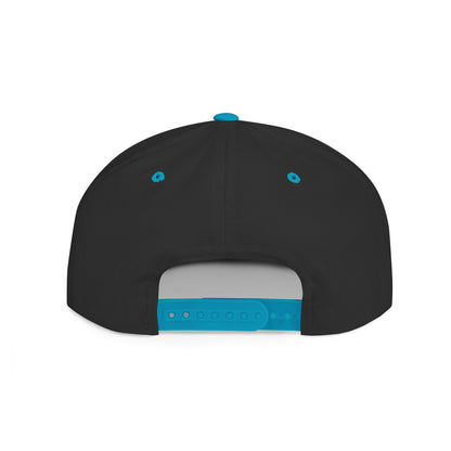Snapback Hat — "Blessed Loser" Crown Embroidered Flat Bill Cap