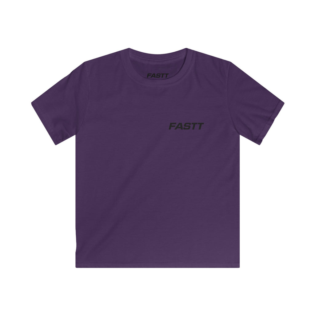 Kids Tee — 'FASTT' Soccer Ball with Crown Graphic Youth футболка