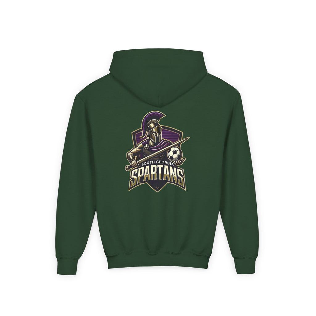 Spartans Youth Hoodie — South Georgia Spartans Soccer Team Logo