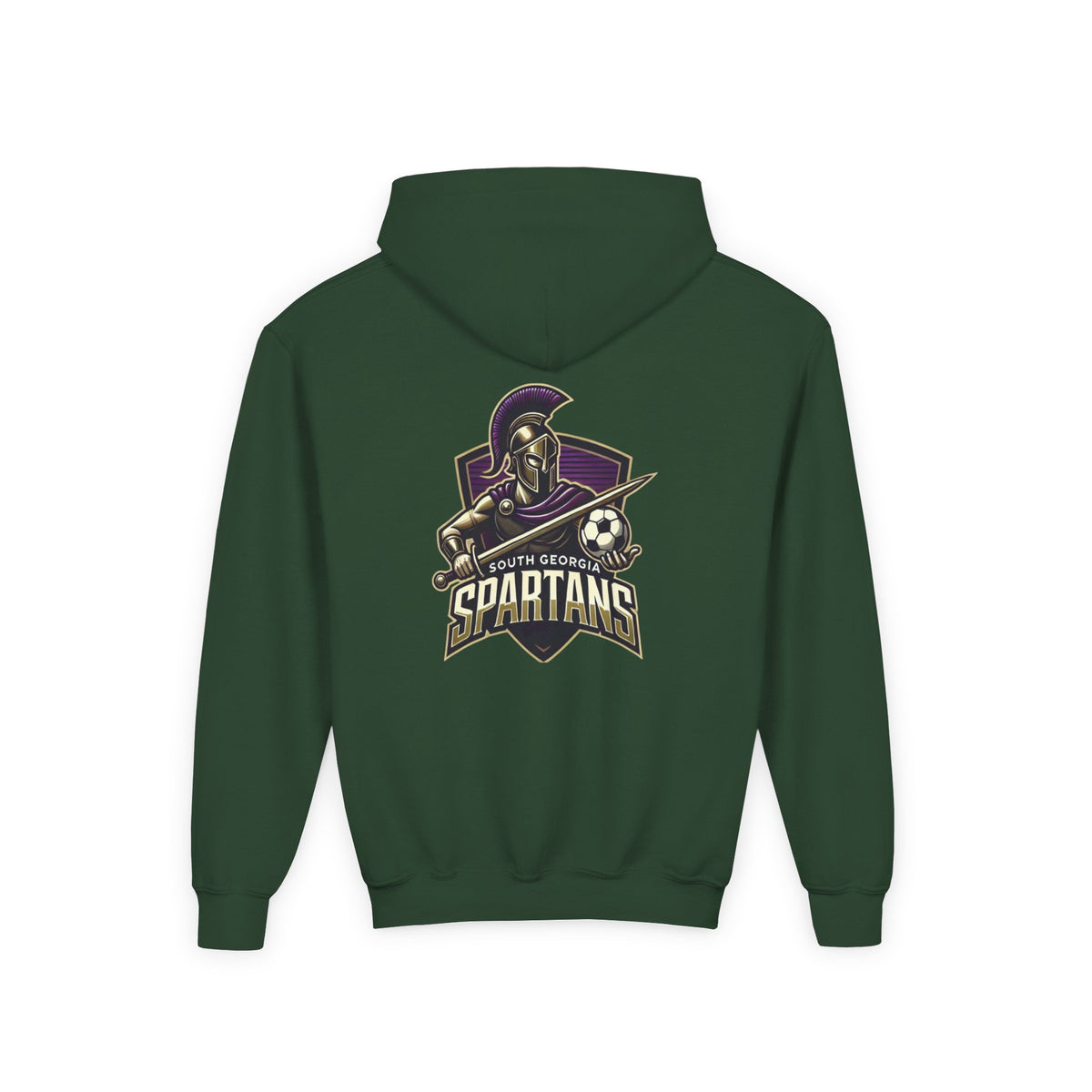 Spartans Youth Hoodie — South Georgia Spartans Soccer Team Logo