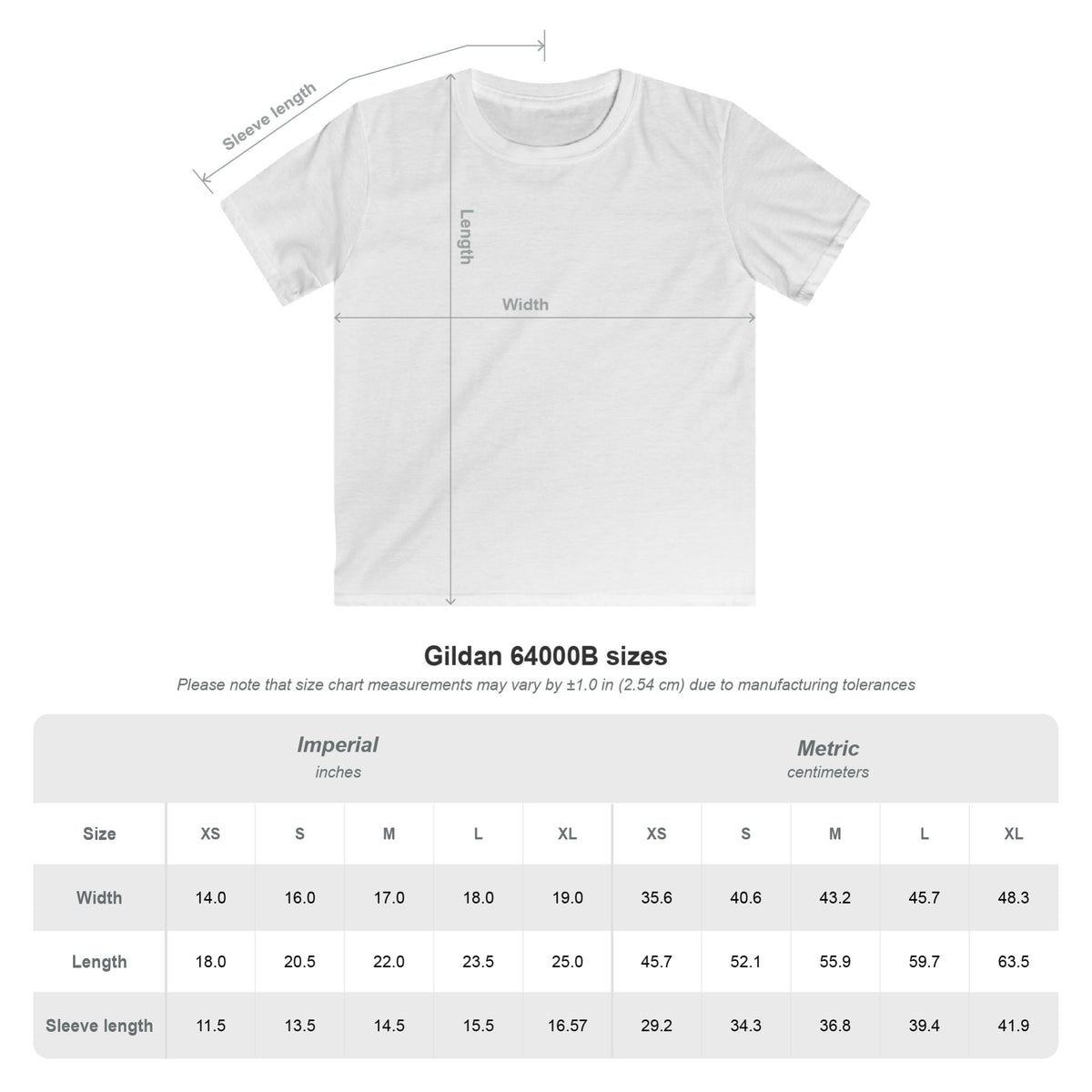 Kids Tee — 'FASTT' Soccer Ball with Crown Graphic Youth футболка size chart for accurate fitting and sizing information.