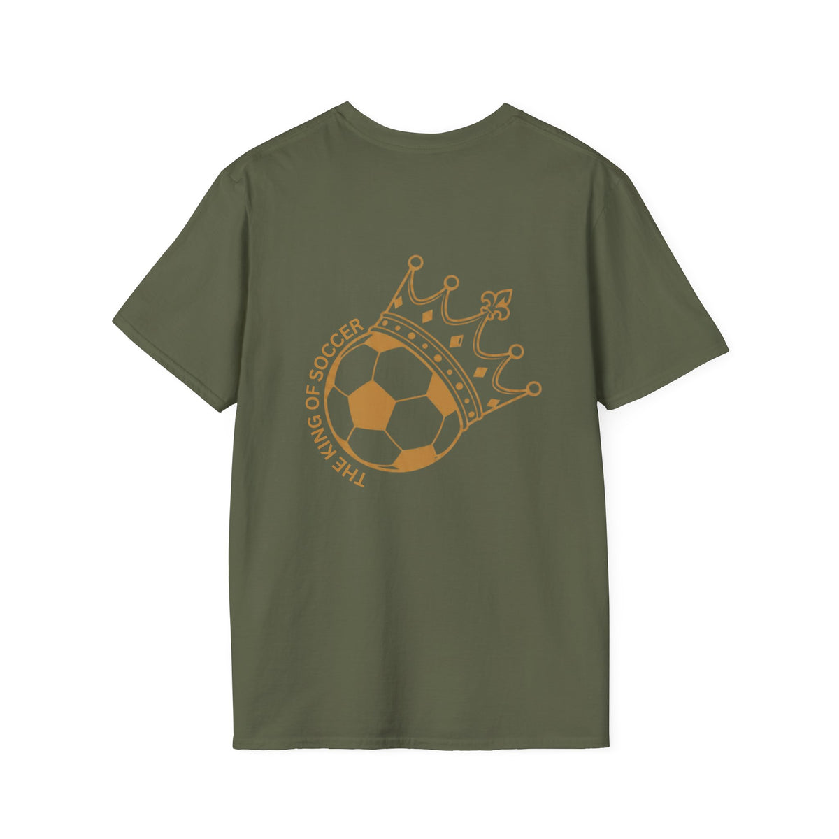 Cute Crowned Cat Pocket Tee — Minimal Embroidered Kitten T-Shirt