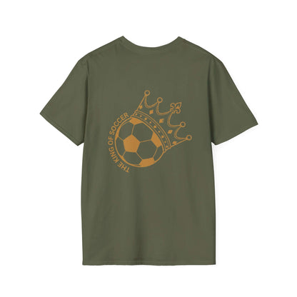 Soccer ball unisex tee king of soccer