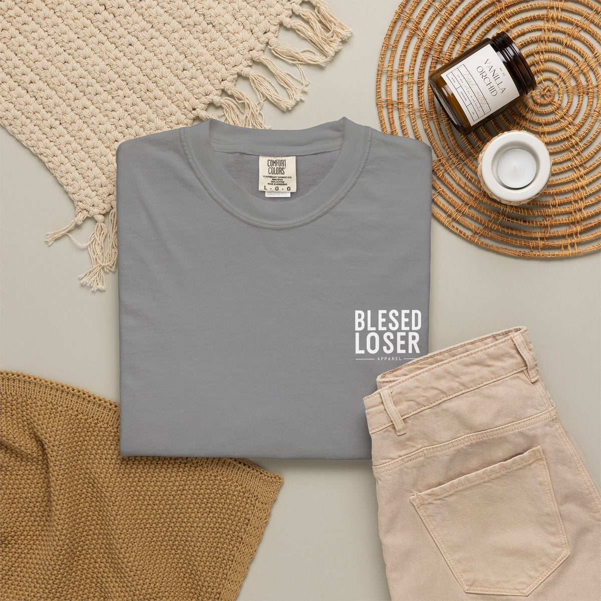 Blessed Loser T-Shirt — Vintage Samurai Triangle Back Print