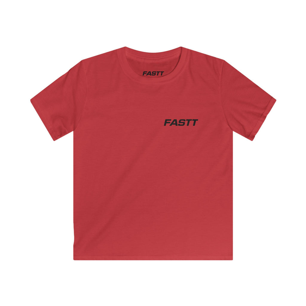 Kids Tee — 'FASTT' Soccer Ball with Crown Graphic Youth футболка