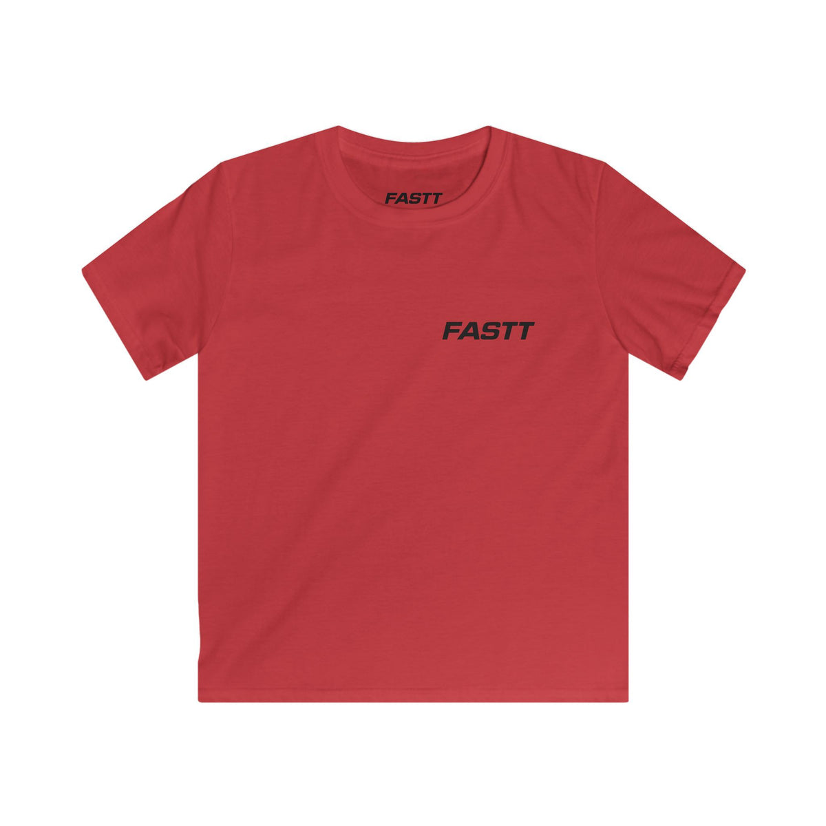 Kids Tee — 'FASTT' Soccer Ball with Crown Graphic Youth футболка